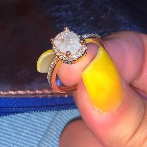 Size 8 rose gold ring